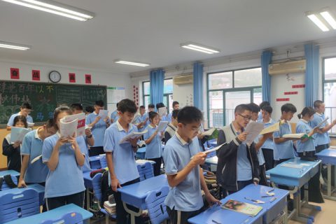 青岛志贤中学高三301班学习剪影小撷